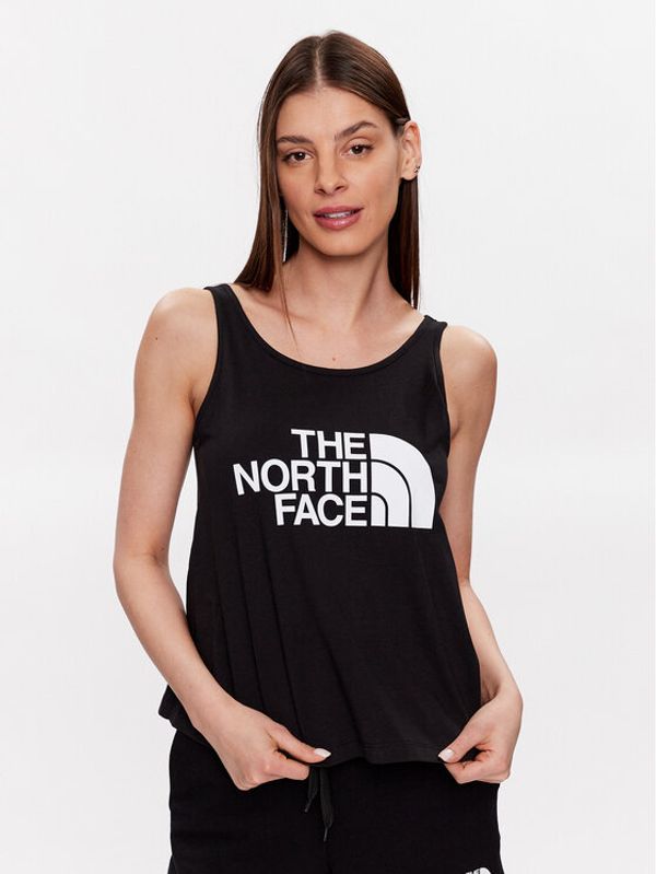 The North Face The North Face топ NF0A4SYE Черен Regular Fit