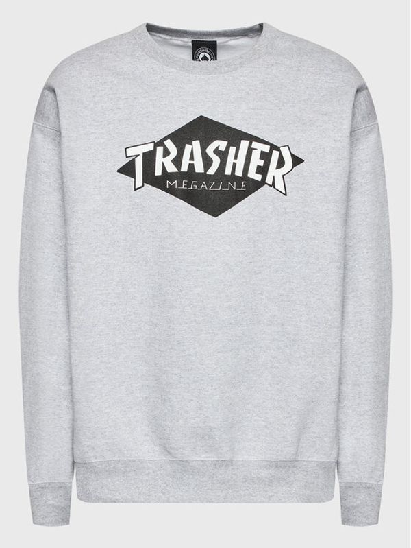 Thrasher Thrasher Суитшърт Crew Сив Regular Fit
