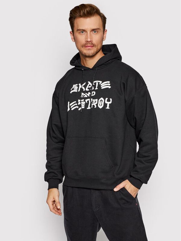 Thrasher Thrasher Суитшърт Destroy Черен Regular Fit