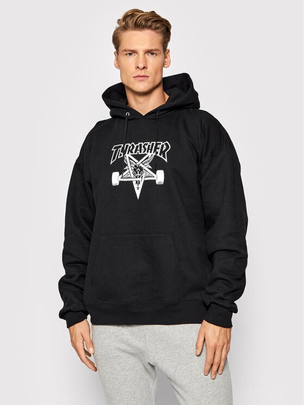 Thrasher Thrasher Суитшърт Hood Skate Goal Черен Regular Fit