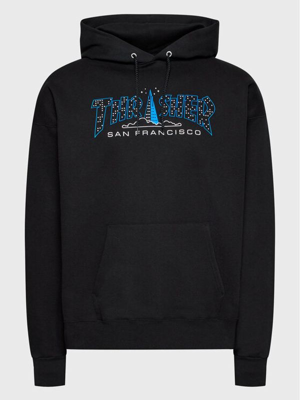 Thrasher Thrasher Суитшърт Pyramid Черен Regular Fit