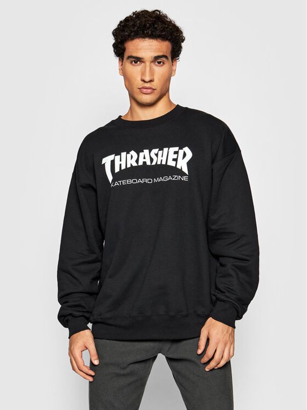 Thrasher Thrasher Суитшърт Skate Mag Черен Regular Fit