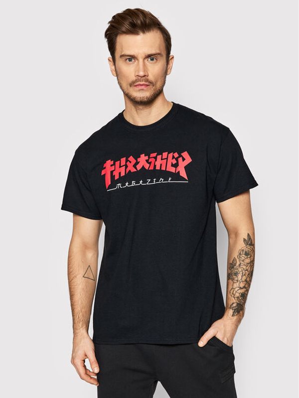 Thrasher Thrasher Тишърт Godzilla Черен Regular Fit
