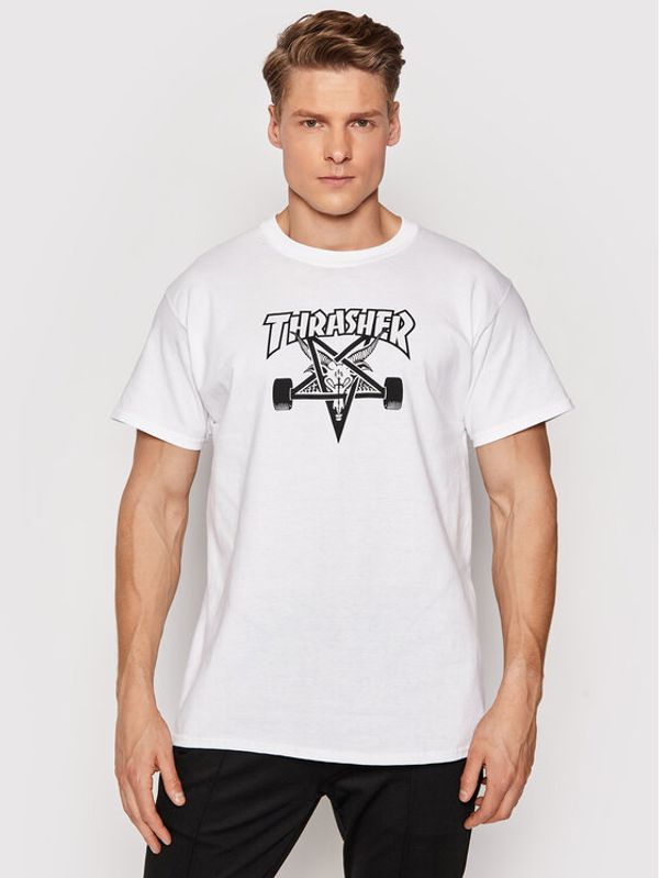 Thrasher Thrasher Тишърт Sk8 Goat Бял Regular Fit