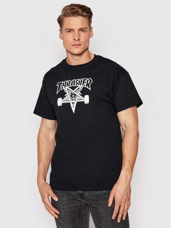 Thrasher Thrasher Тишърт Skategoat Черен Regular Fit