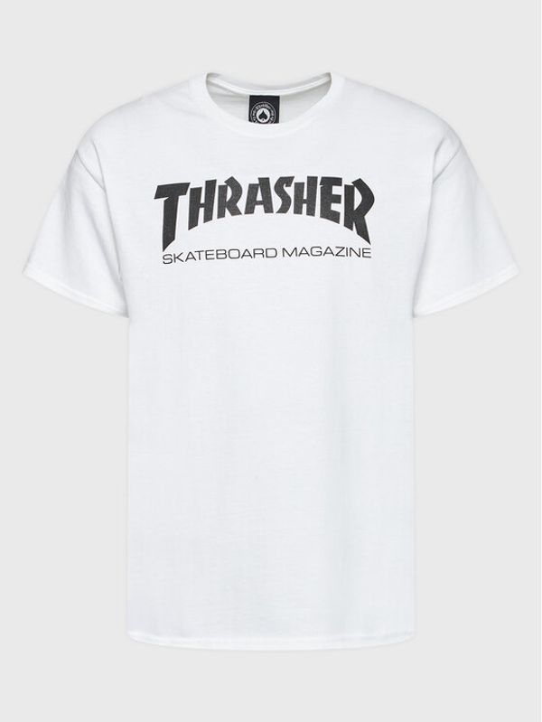 Thrasher Thrasher Тишърт Skatemag Бял Regular Fit
