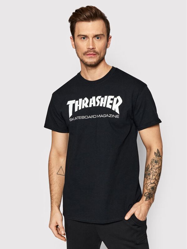 Thrasher Thrasher Тишърт Skatemag Черен Regular Fit