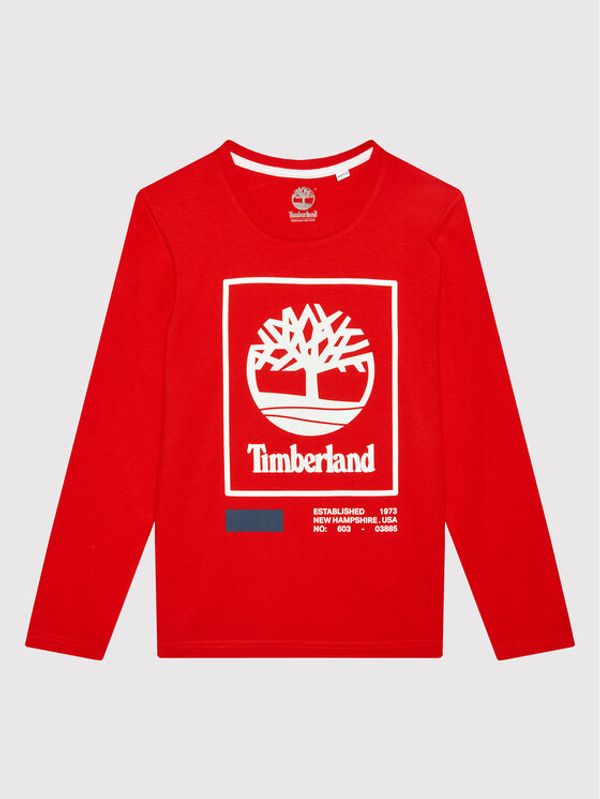 Timberland Timberland Блуза T25S79 S Червен Regular Fit