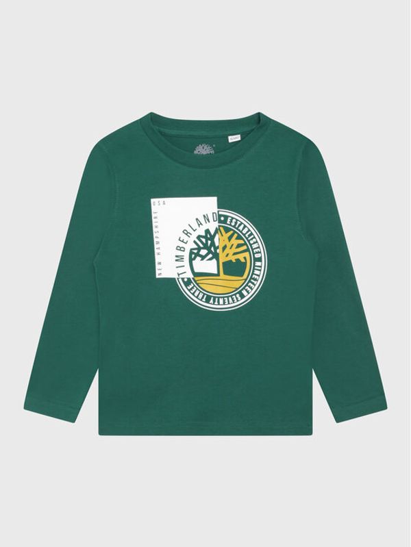 Timberland Timberland Блуза T25T32 D Зелен Regular Fit