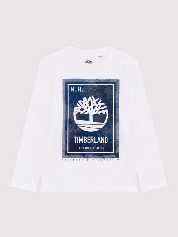 Timberland Timberland Блуза T25T39 S Бял Regular Fit