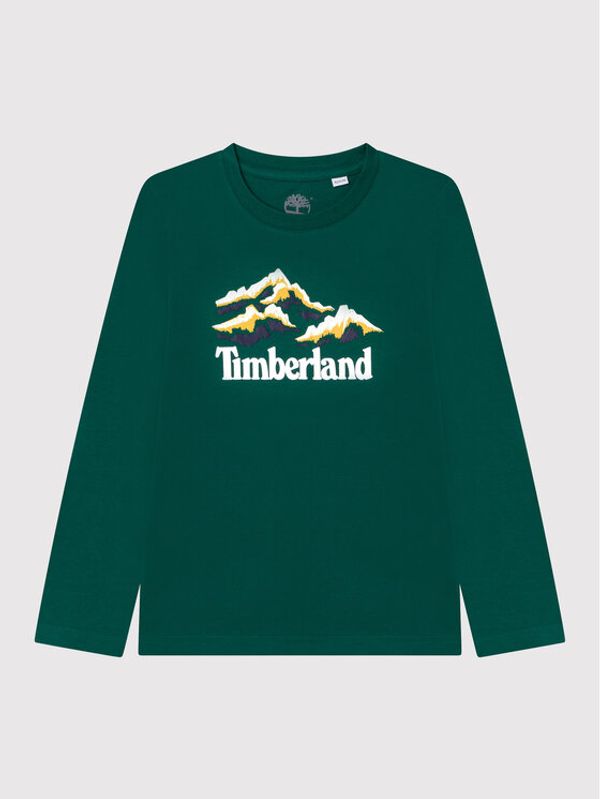 Timberland Timberland Блуза T25T43 S Зелен Regular Fit