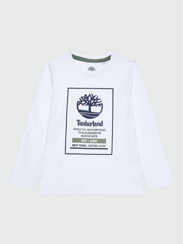 Timberland Timberland Блуза T25T75 S Бял Regular Fit