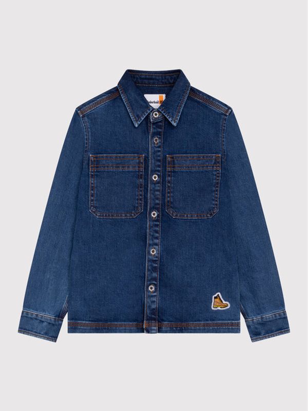 Timberland Timberland дънкова риза T25T52 M Син Regular Fit