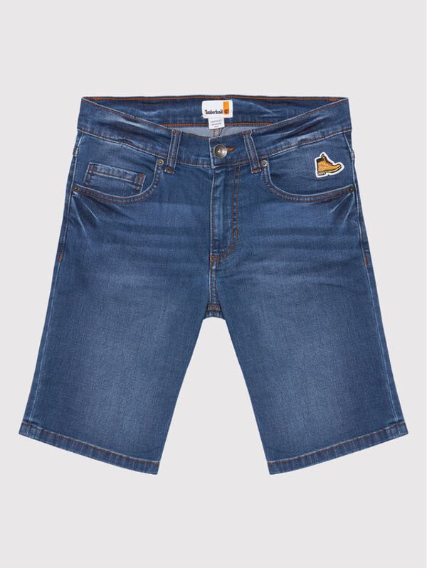 Timberland Timberland Дънкови шорти T24B76 D Тъмносин Regular Fit