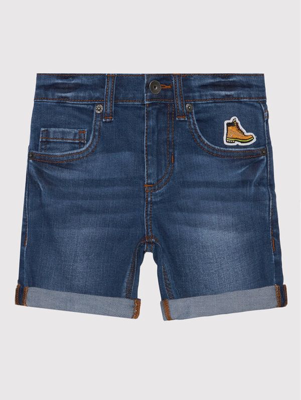Timberland Timberland Дънкови шорти T24B76 S Син Regular Fit