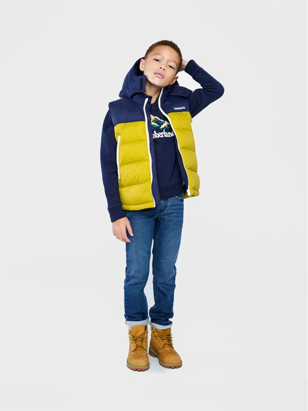 Timberland Timberland Елек T26574 S Жълт Regular Fit