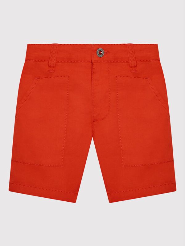 Timberland Timberland Шорти от плат T24B73 D Червен Regular Fit