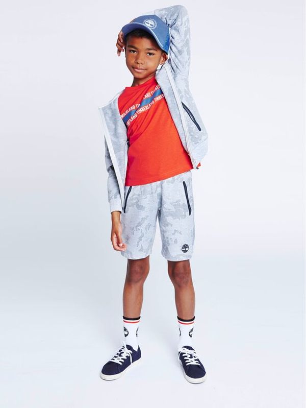 Timberland Timberland Спортни шорти T24C15 S Сив Regular Fit