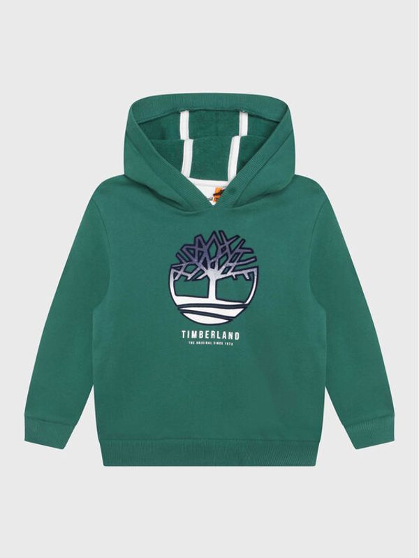 Timberland Timberland Суитшърт T25T59 S Зелен Regular Fit