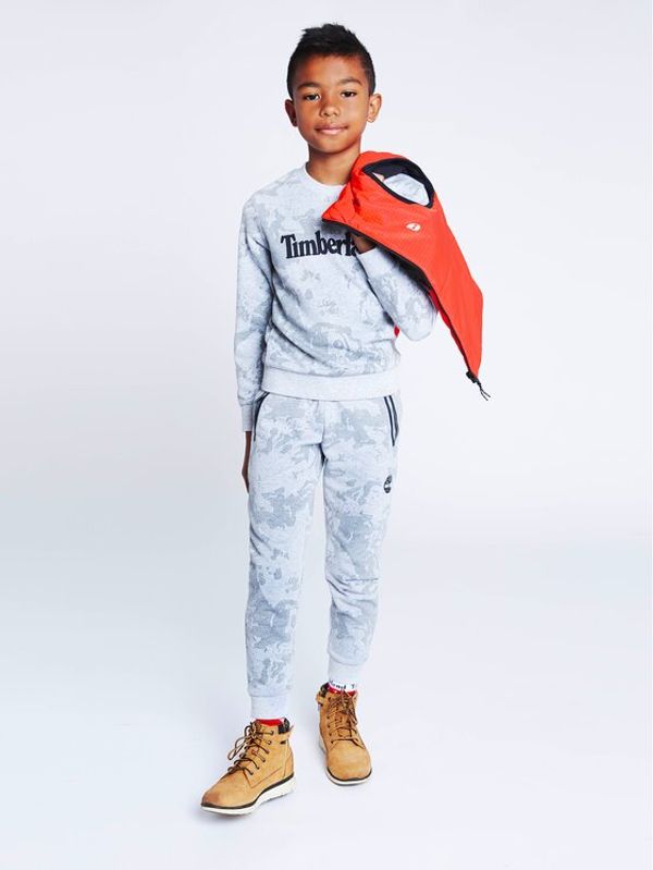 Timberland Timberland Суитшърт T25U10 D Сив Regular Fit