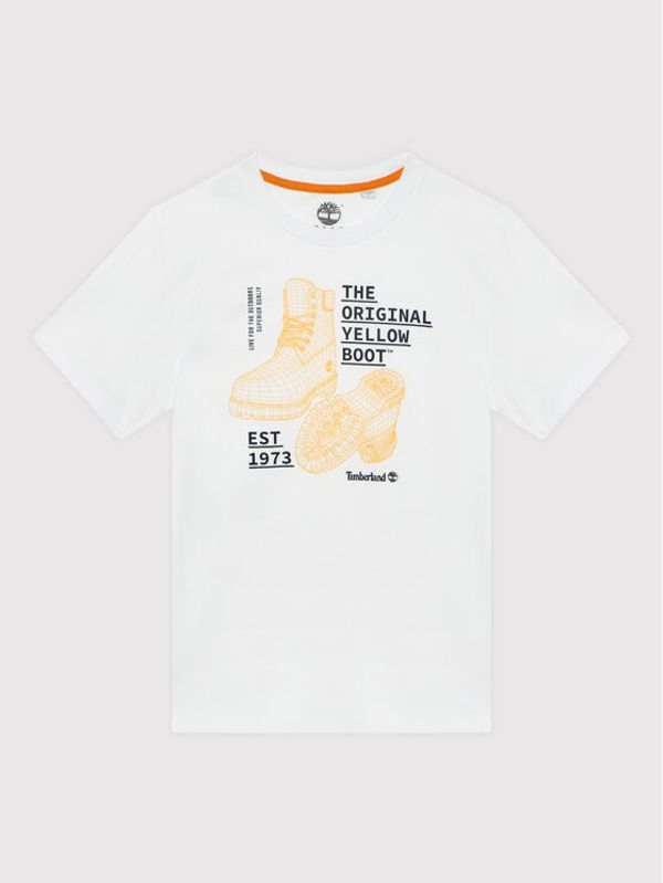 Timberland Timberland Тишърт T25S86 D Бял Regular Fit