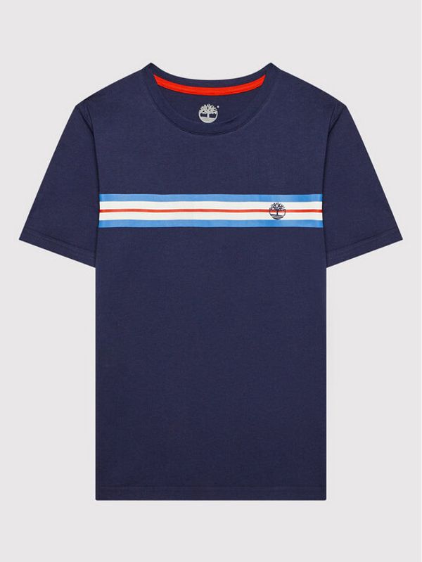 Timberland Timberland Тишърт T25S88 M Тъмносин Regular Fit