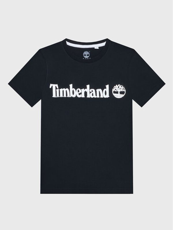 Timberland Timberland Тишърт T25T77 D Черен Regular Fit