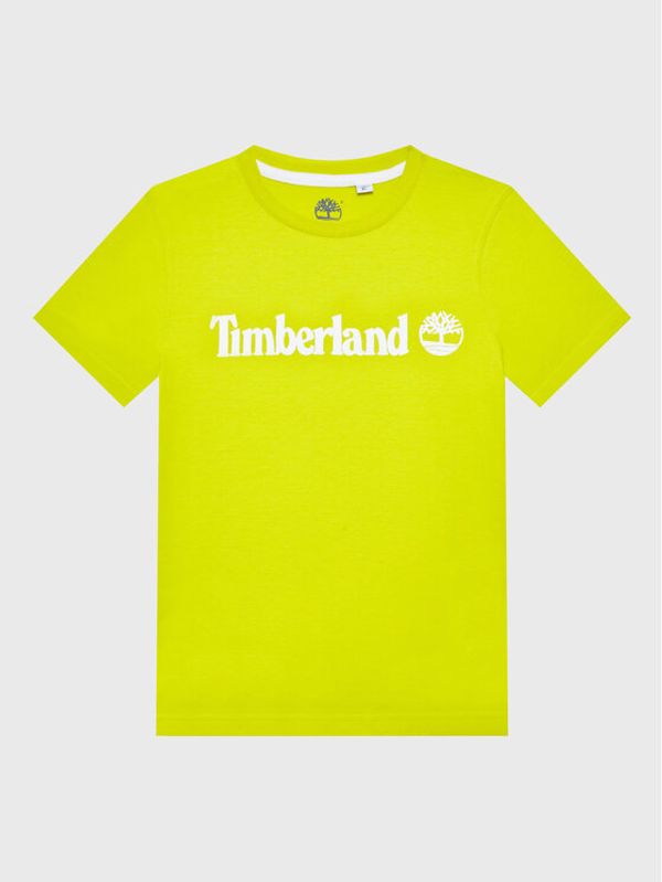 Timberland Timberland Тишърт T25T77 D Жълт Regular Fit