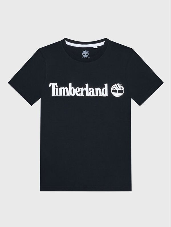 Timberland Timberland Тишърт T25T77 S Черен Regular Fit