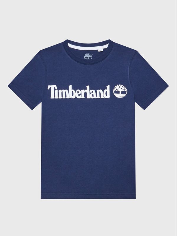 Timberland Timberland Тишърт T25T77 S Тъмносин Regular Fit