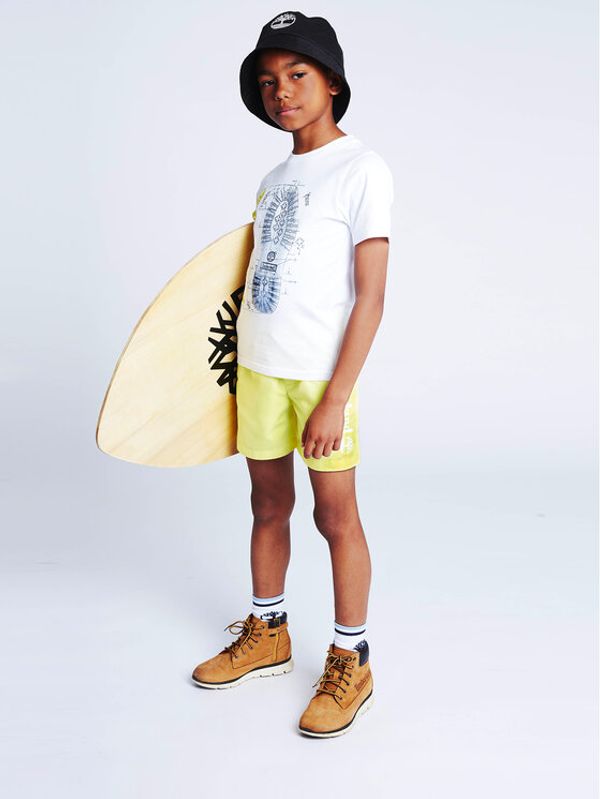 Timberland Timberland Тишърт T25T82 D Бял Regular Fit