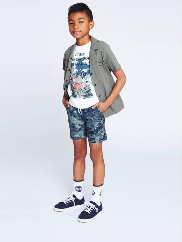 Timberland Timberland Тишърт T25T88 D Бял Regular Fit