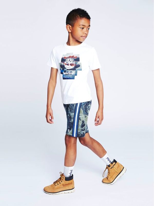 Timberland Timberland Тишърт T25T92 S Бял Regular Fit