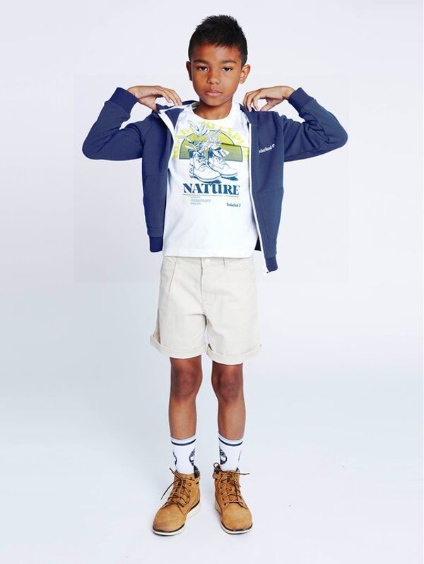 Timberland Timberland Тишърт T25T93 D Бял Regular Fit