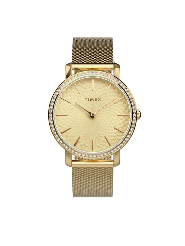 Timex Timex Часовник City TW2V52200 Златист
