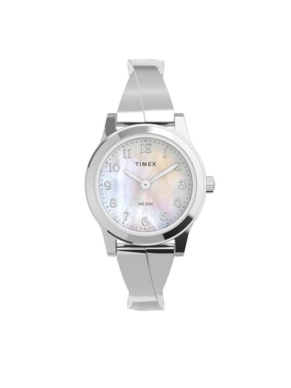 Timex Timex Часовник Fashion Stretch Bangle TW2V51200 Сребрист