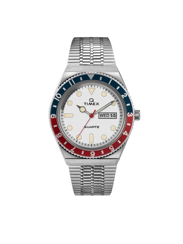 Timex Timex Часовник Q Reissue TW2U61200 Сребрист
