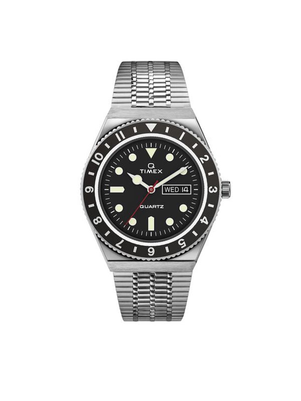 Timex Timex Часовник Q Timex Reissue TW2U61800 Сребрист