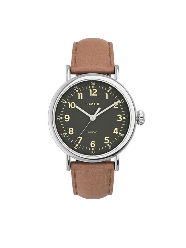 Timex Timex Часовник Standard TW2V27700 Кафяв