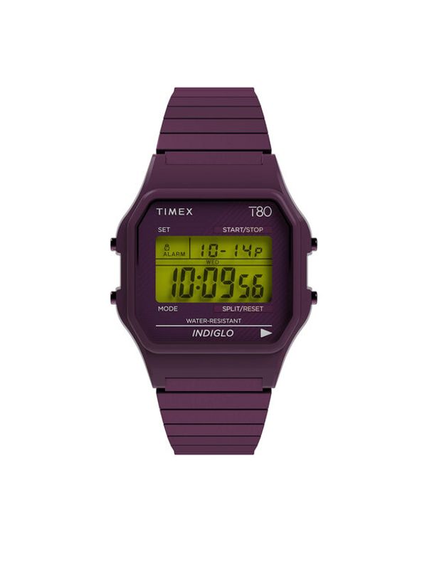 Timex Timex Часовник T80 TW2U93900 Виолетов