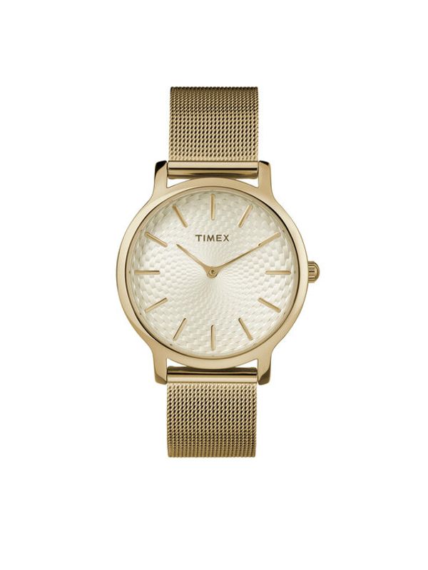 Timex Timex Часовник Transcend TW2R36100 Златист