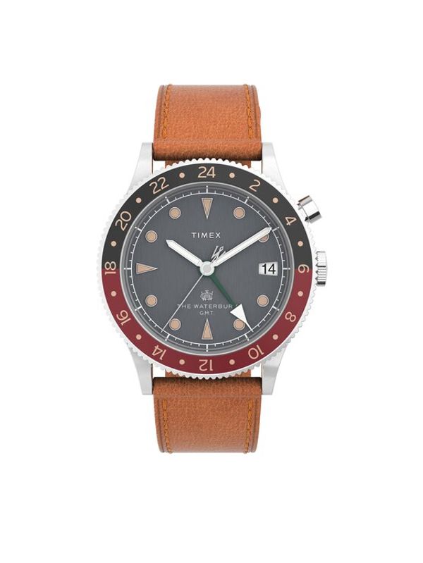 Timex Timex Часовник TW2V74000 Кафяв