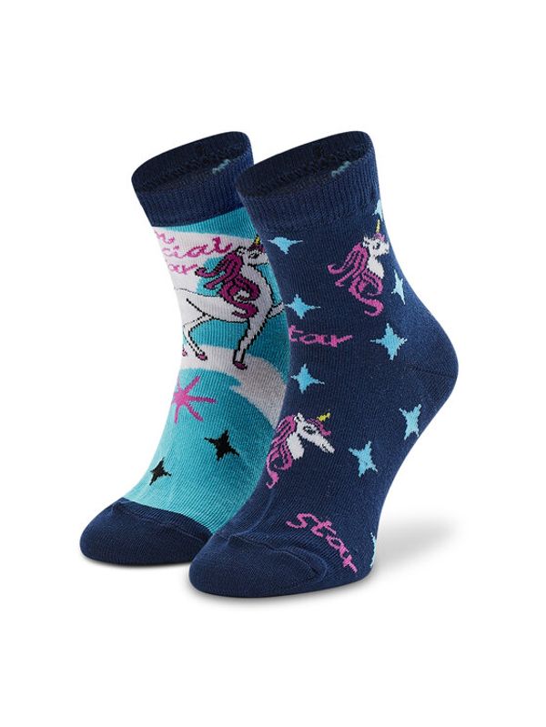 Todo Socks Todo Socks Чорапи дълги детски Unicorn Тъмносин