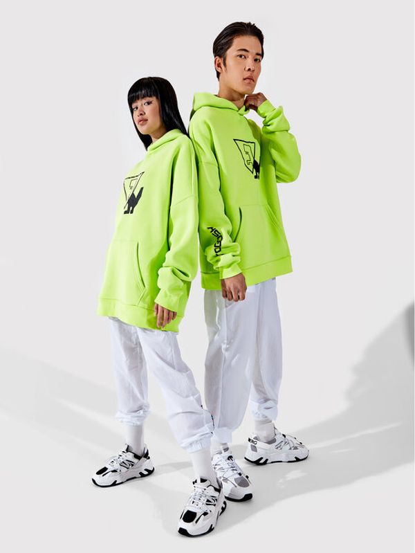 Togoshi Togoshi Суитшърт Unisex TG22-BLU002 Зелен Oversize