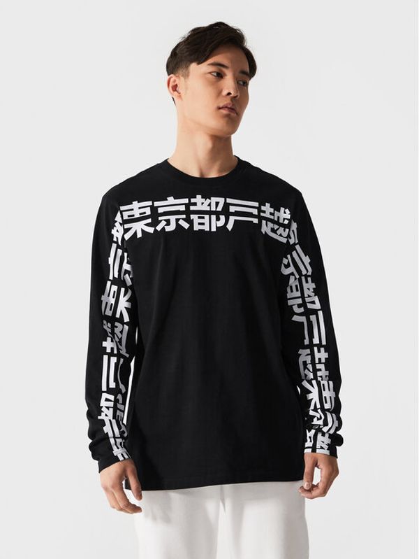 Togoshi Togoshi Тениска с дълъг ръкав TG22-TSML510 Черен Regular Fit