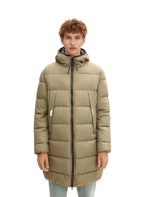 Tom Tailor Denim Tom Tailor Denim Пухено яке 1032430 Зелен Regular Fit