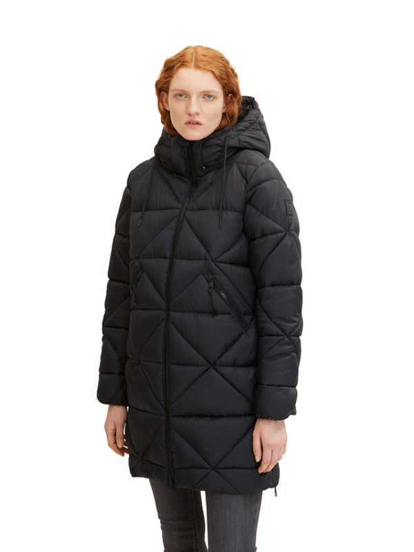 Tom Tailor Denim Tom Tailor Denim Пухено яке 1032689 Черен Regular Fit