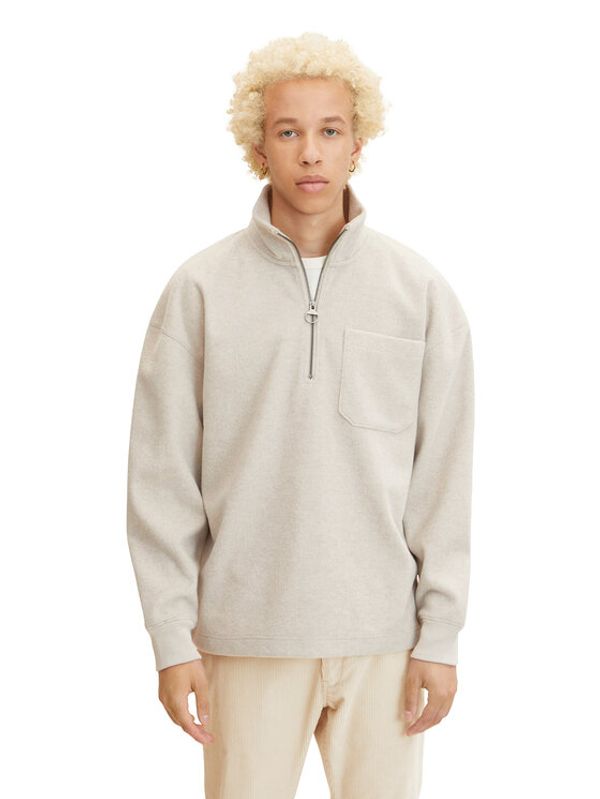 Tom Tailor Denim Tom Tailor Denim Суитшърт 1032783 Сив Relaxed Fit