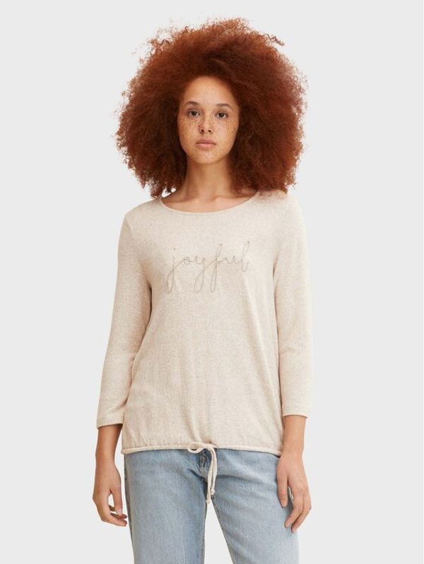 Tom Tailor Tom Tailor Блуза 1032701 Бежов Regular Fit