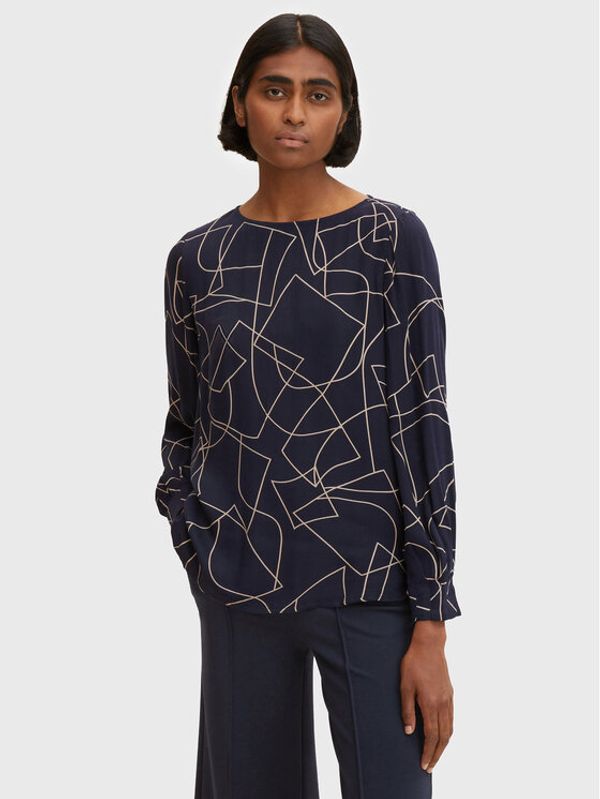 Tom Tailor Tom Tailor Блуза 1032856 Тъмносин Regular Fit